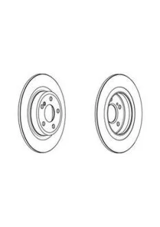 Гальмівний диск Jurid 562963JC