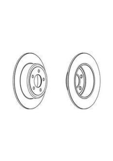Гальмівний диск задній CHRYSLER 300C Jurid 562964JC