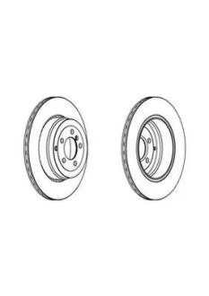 Тормозный диск задний (365x20) Land Rover Range Rover III 09-12 Jurid 562969JC-1