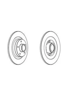 Гальмівний диск з підшипником Jurid 562974J-1