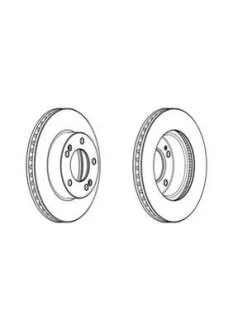 Гальмівний диск Jurid 562982JC