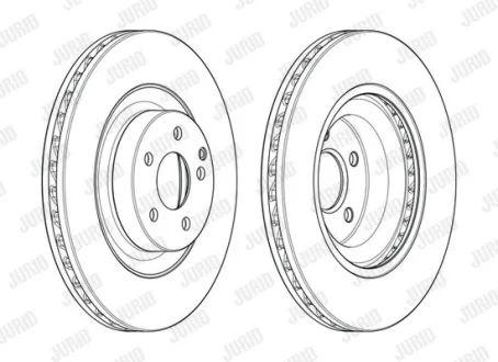 Гальмівний диск Jurid 563012JC-1