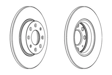 Гальмівний диск Jurid 563020JC
