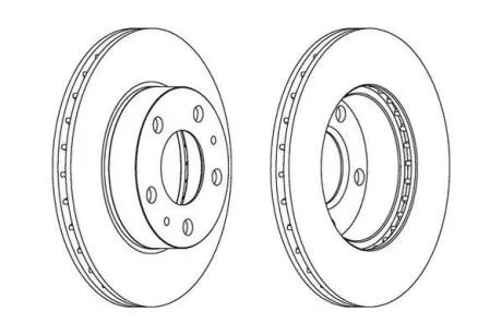Тормозной диск (300mm) Citroen Jumper, Fiat Ducato, Peugeot Boxer 94- Jurid 563021J