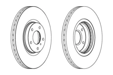 Гальмівний диск передній Nissan Murano / Infiniti G, M35, M45 Jurid 563032JC-1