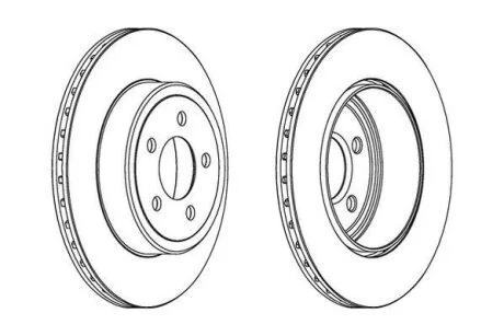 Гальмівний диск Jurid 563034JC-1