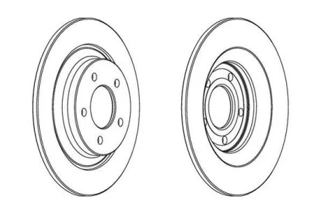 Диск гальмівний Jurid 563038JC