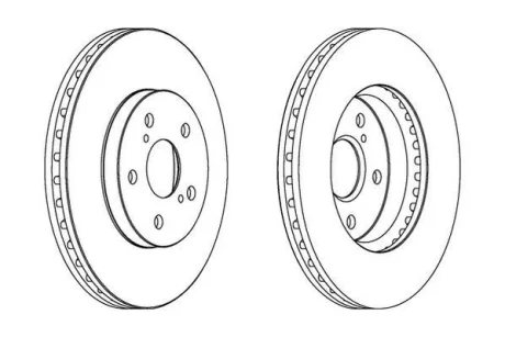 Гальмівний диск Jurid 563047JC