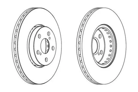 Гальмівний диск Jurid 563048JC