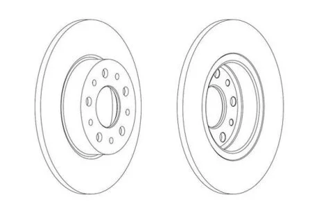 Гальмівний диск Jurid 563064JC