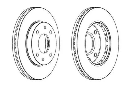 HYUNDAI диск гальмівний передній Sonata Jurid 563083JC