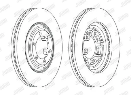 Гальмівний диск Jurid 563111JC