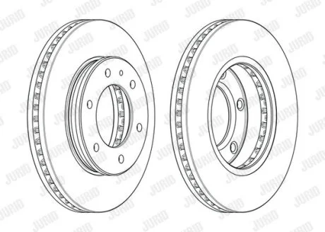 Гальмівний диск Jurid 563116JC-1