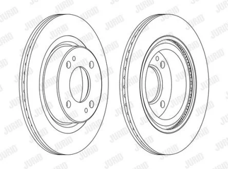 Гальмівний диск Jurid 563121JC