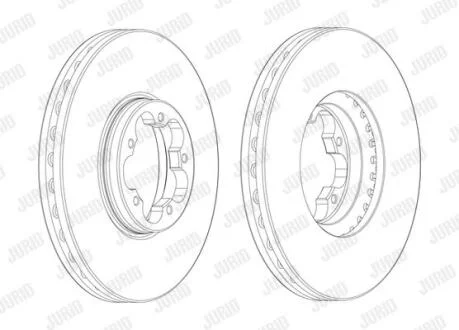 Гальмівний диск Jurid 563124J-1