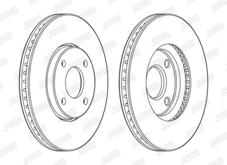 Гальмівний диск Jurid 563132JC