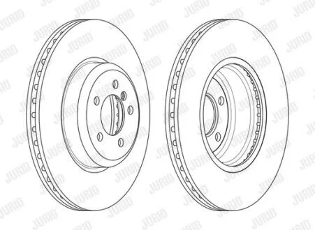 Гальмівний диск Jurid 563133JC-1