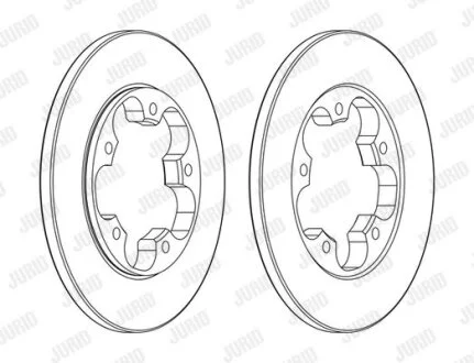 Диск гальмівний Jurid 563138JC