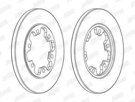 Диск гальмівний Jurid 563139JC