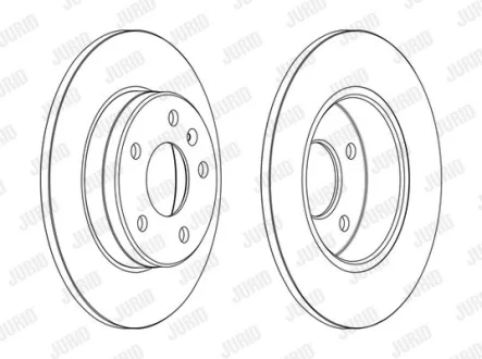 Диск гальмівний Jurid 563159JC