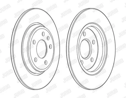 Диск гальмівний Jurid 563177JC