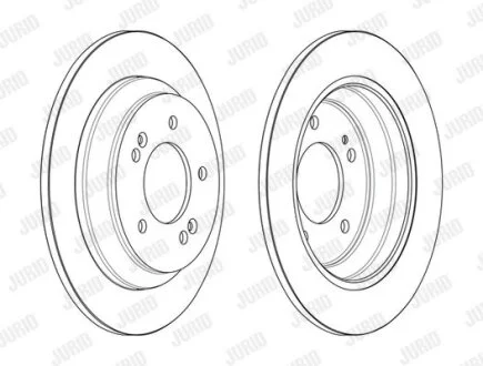 Гальмівний диск Jurid 563185JC