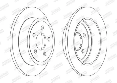 Гальмівний диск Jurid 563189JC
