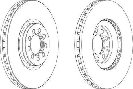 Гальмівні диски Jurid 569164J