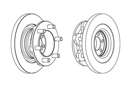 Гальмівний диск Jurid 569168J