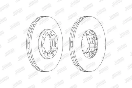 Гальмівний диск Jurid 569231J