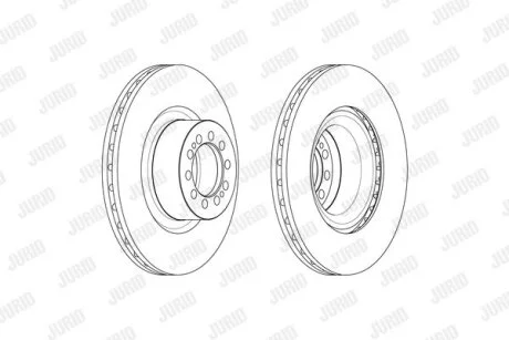 Гальмівний диск Jurid 569252J