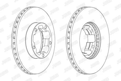 Гальмівний диск Jurid 569273J