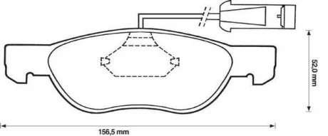 Колодки дискового тормоза Jurid 571883J