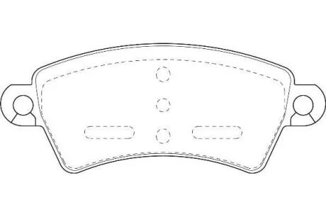 CITROEN гальмівні колодки передн. Xsara 97-,Peugeot 206 Jurid 571965J