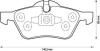 Гальмівні колодки передні Mini Cooper, S, One, D Jurid 571992J (фото 1)