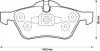 Гальмівні колодки передні Mini Cooper, S, One, D Jurid 571992J (фото 1)
