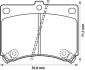 Гальмівні колодки передні Mazda 323, MX-3 Jurid 572146J (фото 1)