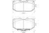 Гальмівні колодки передні Subaru Impreza/ Nissan Silvia, Fairlady Z, Skyline Jurid 572252J (фото 1)