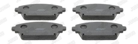 Гальмівні колодки передні Nissan Almera Tino, Primera (2002->) Jurid 572428J