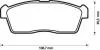 Гальмівні колодки передні Nissan Pixo / Subaru Justy / Suzuki Alto, Carry, Ignis Jurid 572471J (фото 1)
