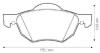 Тормозные колодки передние Honda Accord 2.0i 16V, 2.4i 16V 02- Jurid 572480J (фото 1)