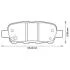 Гальмівні колодки задні Infinity / Suzuki / Nissan Qashqai, X-Trail, Juke, Leaf, Murano, Tiida, Tean Jurid 572501J (фото 1)
