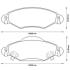 Гальмівні колодки передні Toyota Yaris (1999-2005) Jurid 572510J (фото 1)
