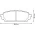 Гальмівні колодки задн. Subaru Forester 02-07 Jurid 572529J (фото 1)