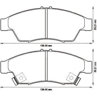 Колодки дискового гальма Jurid 572545J