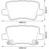 Гальмівні колодки задні Honda Civic VIII (2005-&gt;) Jurid 572580J (фото 1)
