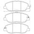 Гальмівні колодки передні Hyundai Genesis, Santa Fe / KIA Sorento / SsangYong Korando, Actyon Jurid 572607J (фото 1)