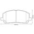 Гальмівні колодки передні Toyota Highlander (2000-2007) / Lexus RX (2000-2003) Jurid 572636J (фото 1)