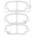 Гальмівні колодки задні HYUNDAI Genesis, Santa Fe / KIA Sorento / SSANGYONG Musso Jurid 572639J (фото 1)