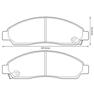 Колодки дискового гальма Jurid 572643J